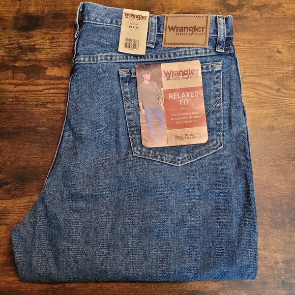 Wrangler Jeans Mens 40x30 Measures 40x31 Relaxed Fit Bootcut Western NWT